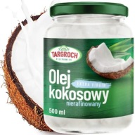 Nerafinovaný extra panenský kokosový olej lisovaný za studena 500ml TARGROCH