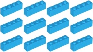 LEGO 3010 BRICK 1x4 tmavomodrá (20g) 12 ks.