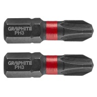 NÁRAZOVÉ HROTY PH3 X 25 MM 2 KUSY 56H502 GRAFIT