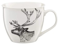 AMBITION VEĽKÝ PORCELÁNOVÝ HRNČEK DIVOČIEHO JELEŇA 550ML