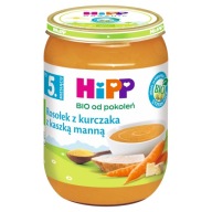 HiPP BIO Kurací vývar s krupicou 190 g