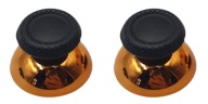 SET 2X HUBOVÝ ANALOGOVÝ OVLÁDAČ PRE PS4 PS5 PAD MEDENÝ - LESKLÝ