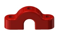 SUN - OMEGA NÁSTENNÁ KONEKTORA PRE 16 mm LANOVÉ IHRISKO - ČERVENÁ