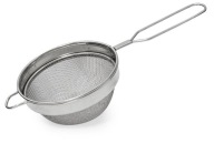 Nerezové kuchynské sitko s rukoväťou, sitko - 12 cm