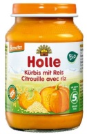 Holle Tekvica s ryžou eko 190g
