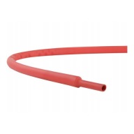 Teplom zmršťovacia bužírka 5mm/2,5mm - 1m / červená