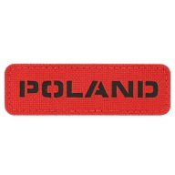 PATCH POLAND LASER suchý zips M-Tac 25x80 ČERVENÝ