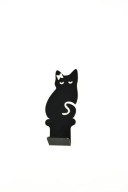 JEDNODUCHÝ VEŠIAK NA UTERÁKY CAT BLACK Loft