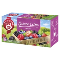 LESNÉ OVOCIE TEEKANNE ovocný čaj ČAJ malina černica 20 VRECKOV