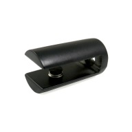 Podpera pre sklenenú policu Čierna 6mm M.36