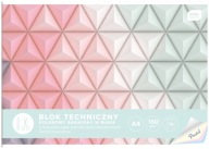 TECHNICKÝ BLOK, farebný PASTEL A4 10k Interprint