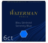 Mini perá WATERMAN MODRÉ x 6 ks