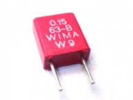 150nF/63V MKS-2 r-5mm výrobca WIMA - 10 ks