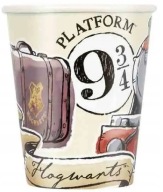 Papierové poháre Harry Potter 8 kusov, 266 ml