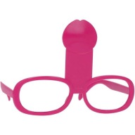 Ružové OKULIARE PENIS stojace PARTY akcia DEKORÁCIA