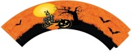 Obliečky na košíčky Haunted House Halloween 6 kusov HAL-056