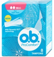 OB ProComfort Mini tampóny Light Days 8 ks