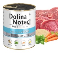 DOLINA NOTECI Prémiové krmivo pre psov Jahňacie mäso 800g