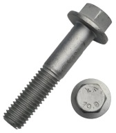 Skrutky s jemným závitom s nákružkom M12x1,50x 70 DIN 6921 trieda 10,9 1 ks.