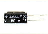 Elektrický kondenzátor 2200uF/50V 105*C 16x31mm