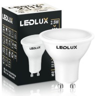 LED žiarovka GU10 2,5W = 25W SMD 4000K neutrálna Premium LEDLUX nebliká
