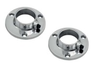 2x ROZETOVÉ UPEVNENIE KĽÚČKY NA RÚRU FI25 mm