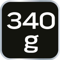Gumové kladivo 50 mm/340 g, drevená rukoväť