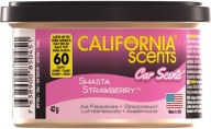 CALIFORNIA VÔŇA DO AUTOMOBILOV Shasta dóza s jahodovou vôňou 42g