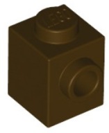 LEGO 87087 TEHLA 1x1 tmavohnedá NOVINKA (1g)