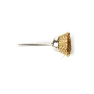 Mosadzná kefa na mini brúsku 15 mm x 3 mm