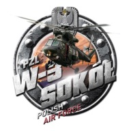 Nálepka vrtuľníka PZL W-3 Sokół na zápisník autohelmy NÁLEPKA WLEPKA