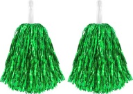 Zelené pom poms CHEERLEADER CHEERLEADER 2 kusy