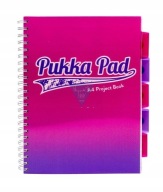 PUKKA PROJECT BOOK FUSION kruhový zápisník A4, ružový