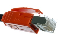 Telegartner Zástrčka s krytom RJ45 6A oranžová