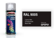 AKRYLOVÝ LAK STREKOVÝ MAT ČIERNA RAL 9005