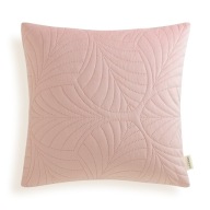 Dekoračná obliečka na vankúš 45x45, zamat Feel, púdrová ružová