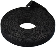 Páska na organizovanie káblov, pásik na suchý zips, 13 mm, 5 m, čierna