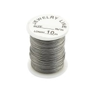 LJ01 Šperkárske oceľové lano 0,45mm 10m nerez