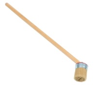 Štetec na montážnu masťovú pastu, dlhý drevený 5cm/40cm, zahnutý, profilovaný