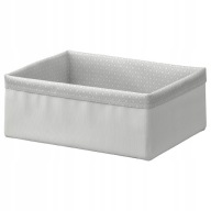 IKEA BAXNA Organizér, šedo/biely 20x26x10 cm