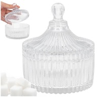 MISKA NA CUKOR, veľká 200 ml, sklenená nádoba na cukor, elegantná do kuchyne