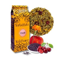 Yerba Mate FITNESS 200g WildPower Pu erh čaj čerešňa lio jablko