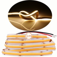 100cm COB páska 24V 8W profesionálna 320 diód/m CRI >90 teplá biela 3000K
