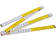 DREVENÝ METER 1 M DVE FARBY, MERAŤ, MERAŤ