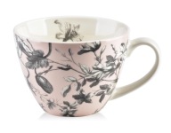 PORCELÁNOVÝ HRNČEK 400 ML JUMBO ROMAIN RUŽOVÝ