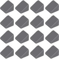 LEGO Slant 30 1x1x2/3 tmavosivá 4244373 54200 - 16 kusov