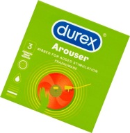 DUREX Arouser rebrované kondómy, 3 kusy