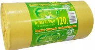 VRECIA NA ODPAD 120L LD 25 ks ODOLNÉ! ŽLTÁ FARBA