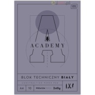 TECHNICKÝ BLOK BIELY A4 10 PREMIUM 240G HRUBÝ VN