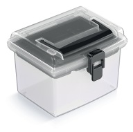 KAPACITNÁ KRABIČKA NA NÁRADIE S RÚČKOU A ZÁSOBNÍKOM